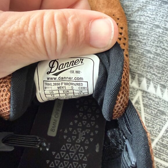 Danner Trail 2650 USM12 – Vibram Sole, Lightweight, Waterproof, Trail Shoes - Picture 4 of 15